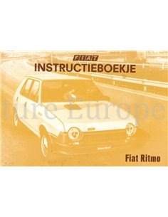1982 FIAT RITMO OWNER'S MANUAL DUTCH