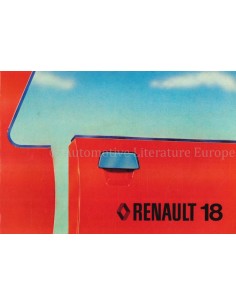1978 RENAULT 18 INSTRUCTIEBOEKJE NEDERLANDS