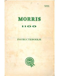 1966 MORRIS 1100 BETRIEBSANLEITUNG NIEDERLÄNDISCH