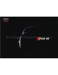 2002 AUDI RS6 PROSPEKT DEUTSCH