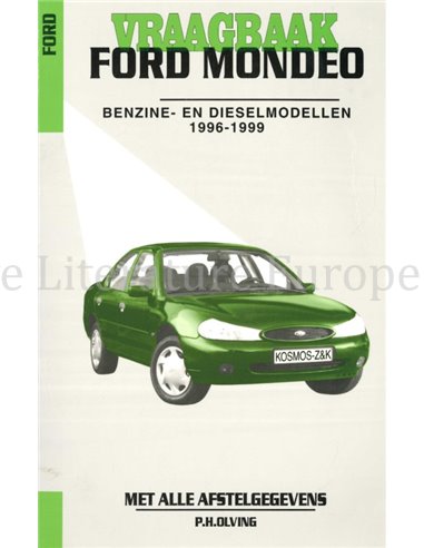 1996 - 1999 FORD MONDEO BENZINE | DIESEL, REPARATURANLEITUNG
