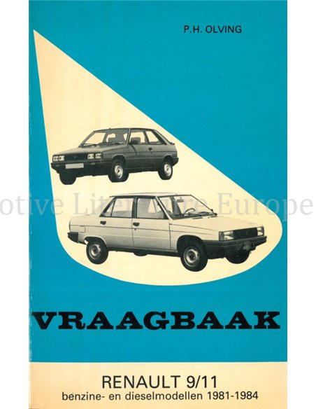 1981-1984 RENAULT 9 | 11 BENZINE | DIESEL VRAAGBAAK NEDERLANDS