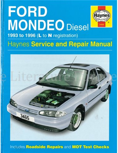 1993-1996 FORD MONDEO DIESEL REPERATURANLEITUNG ENGLISCH