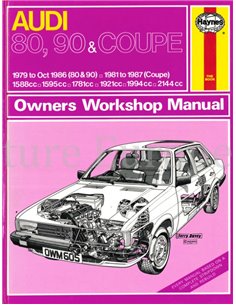 1979-1986 AUDI 80 | 90 | COUPE BENZIN REPERATURANLEITUNG ENGLISCH