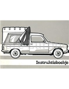 1978 SIMCA 1100 VF2 INSTRUCTIEBOEKJE NEDERLANDS 