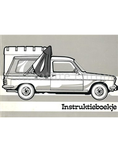 1978 SIMCA 1100 VF2 OWNERS MANUAL DUTCH