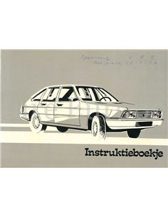 1977 CHRYSLER 1609 | 1610 INSTRUCTIEBOEKJE