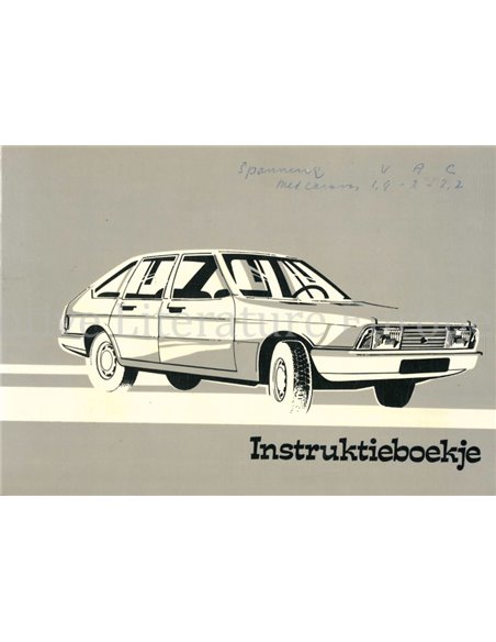 1977 CHRYSLER 1609 | 1610 OWNERS MANUAL