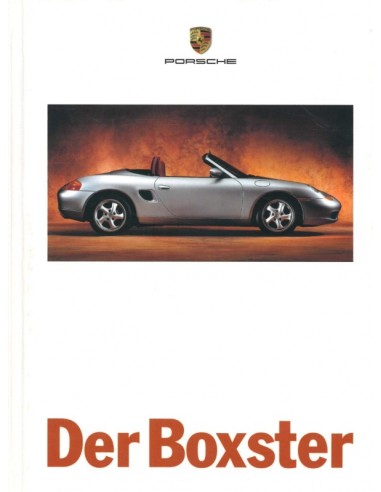 1998 PORSCHE BOXSTER HARDCOVER PROSPEKT DEUTSCH