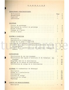 1971 ALFA ROMEO MONTREAL REVISION INSTUCTIONS FRENCH 2