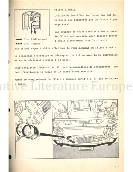 1971 ALFA ROMEO MONTREAL REVISIE-INSTRUCTIES FRANS
