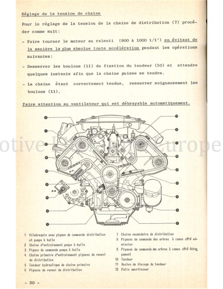 1971 ALFA ROMEO MONTREAL REVISIE-INSTRUCTIES FRANS