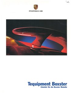 2002 PORSCHE BOXTER TEQUIPMENT BROCHURE GERMAN