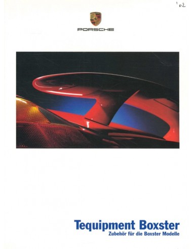 2002 PORSCHE BOXSTER TEQUIPMENT BROCHURE DUITS