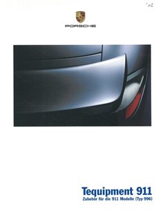 2002 PORSCHE 911 TEQUIPMENT BROCHURE GERMAN