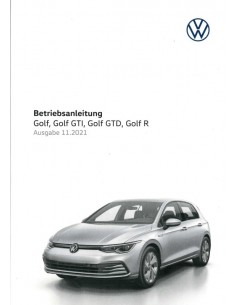 2022 VOLKSWAGEN GOLF INSTRUCTIEBOEKJE DUITS
