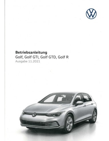 2022 VOLKSWAGEN GOLF INSTRUCTIEBOEKJE DUITS