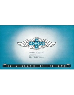 1939 MORGAN 4/4 BROCHURE ENGLISH