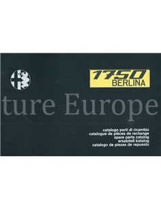 1971 ALFA ROMEO 1750 BERLINA ERSATZTEILKATALOG MULTI