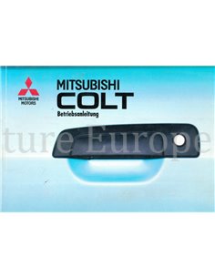 1995 MITSUBISHI COLT OWNERS MANUAL GERMAN