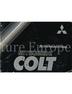 1981 MITSUBISHI COLT OWNERS MANUAL GERMAN