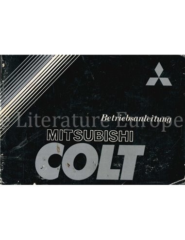 1981 MITSUBISHI COLT INSTRUCTIEBOEKJE DUITS