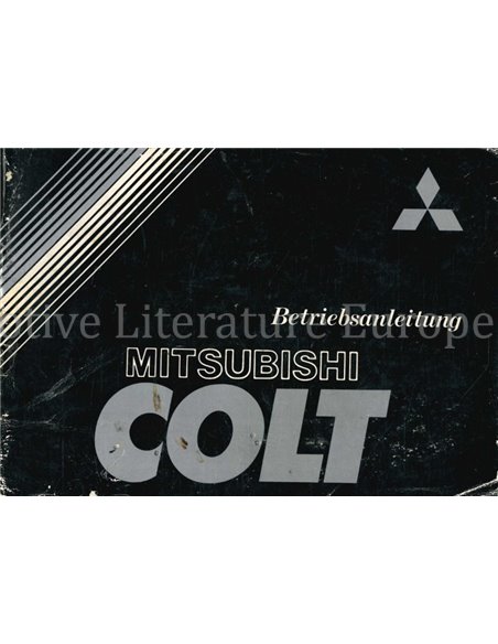 1981 MITSUBISHI COLT INSTRUCTIEBOEKJE DUITS
