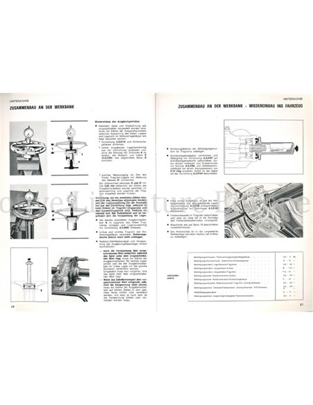 1966 ALFA ROMEO GIULIA CARDAN-AS | ACHTERAS EN ACHTERWIELOPHANGING REPARATIE HANDLEIDING DUITS