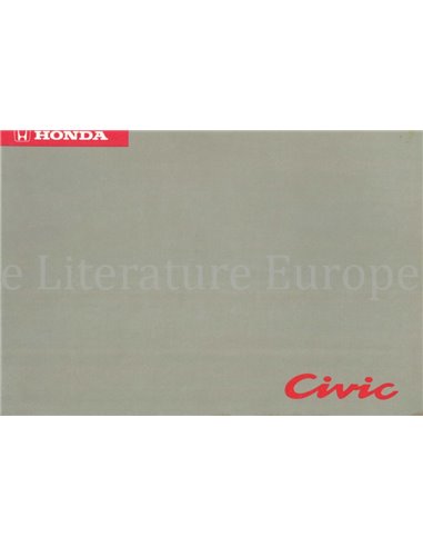 1992 HONDA CIVIC BETRIEBSANLEITUNG DEUTSH
