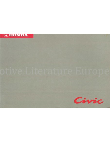 1992 HONDA CIVIC OWNERS MANUAL GERMAN
