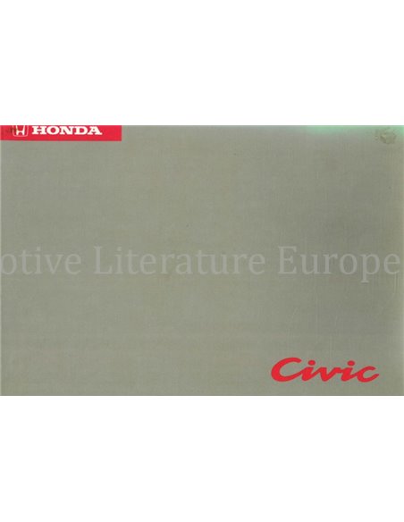 1993 HONDA CIVIC BETRIEBSANLEITUNG DEUTSH
