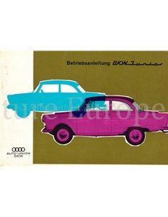 1962 DKW JUNIOR BETRIEBSANLEITUNG DEUTSCH