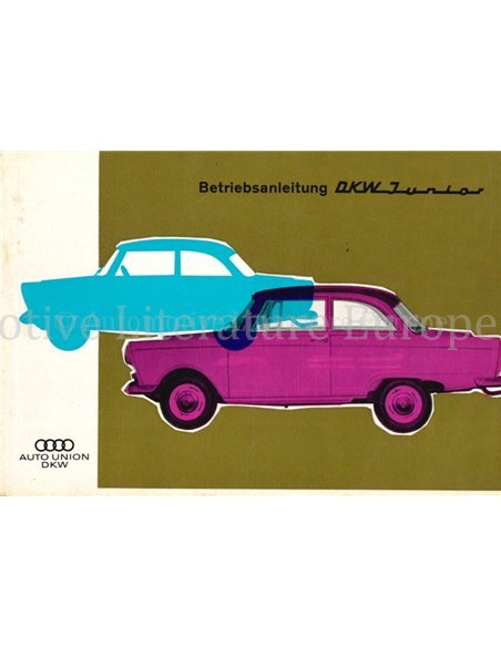 1962 DKW JUNIOR BETRIEBSANLEITUNG DEUTSCH