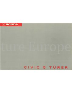 1994 HONDA CIVIC 5-DOORS OWNERS MANUAL GERMAN