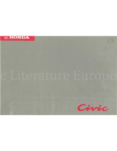1994 HONDA CIVIC OWNERS MANUAL GERMAN