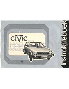 1978 HONDA CIVIC OWNERS MANUAL DUTCH