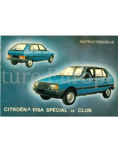 1981 CITROËN VISA SPÉCIAL | CLUB INSTRUCTIEBOEKJE NEDERLANDS