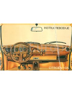 1978 CITROEN GS INSTRUCTIEBOEKJE NEDERLANDS