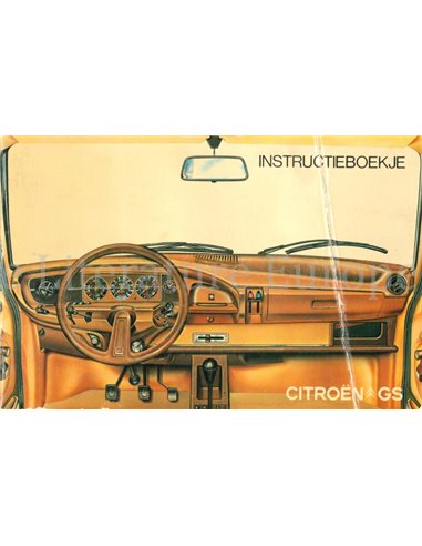 1978 CITROEN GS INSTRUCTIEBOEKJE NEDERLANDS