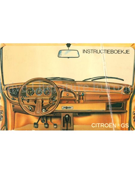 1978 CITROEN GS INSTRUCTIEBOEKJE NEDERLANDS