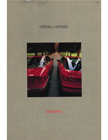 1990 ACURA INTEGRA | LEGEND BROCHURE ENGELS (USA)