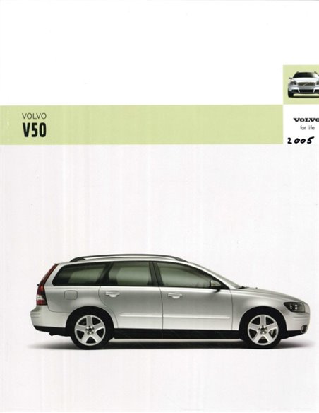 2005 VOLVO V50 BROCHURE NEDERLANDS