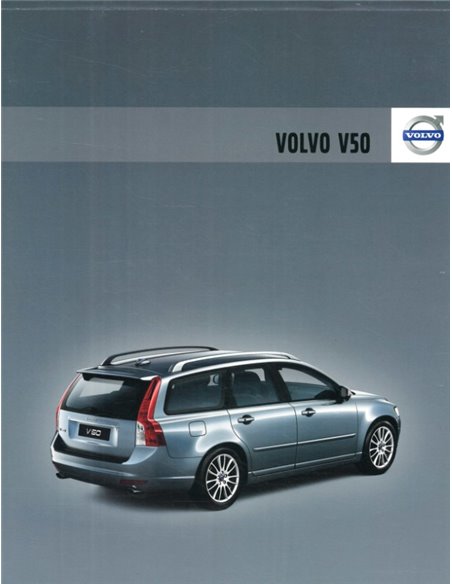 2007 VOLVO V50 BROCHURE NIEDERLÄNDISCH