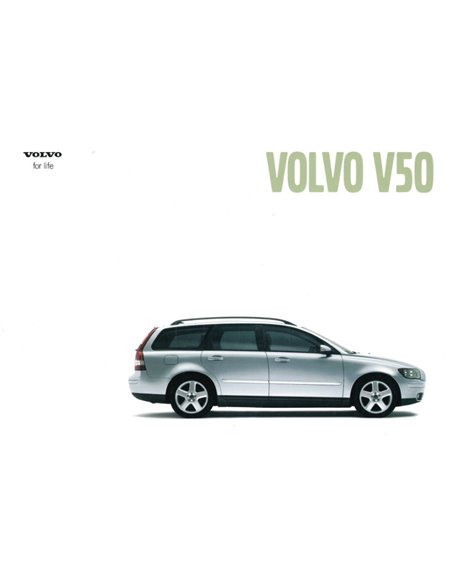 2006 VOLVO V50 DATENBLATT ENGLISCH