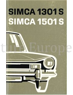 1975 SIMCA 1301 | 1501 INSTRUCTIEBOEKJE NEDERLANDS