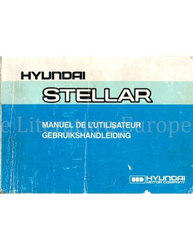 1984 HYUNDAI STELLAR BETRIEBSANLEITUNG 