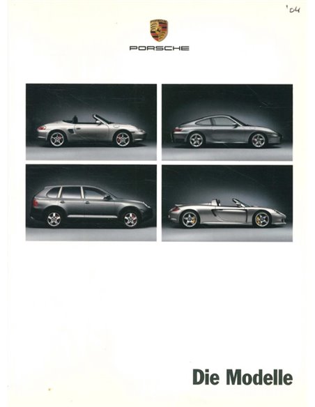 2004 PORSCHE RANGE BROCHURE GERMAN
