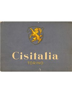 1947 CISITALIA PROGRAMM PROSPEKT ITALIENISCH