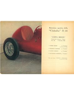 1947 CISITALIA PROGRAMM PROSPEKT ITALIENISCH 2