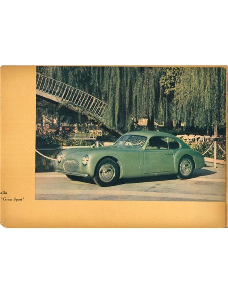 1947 CISITALIA PROGRAMMA BROCHURE ITALIAANS